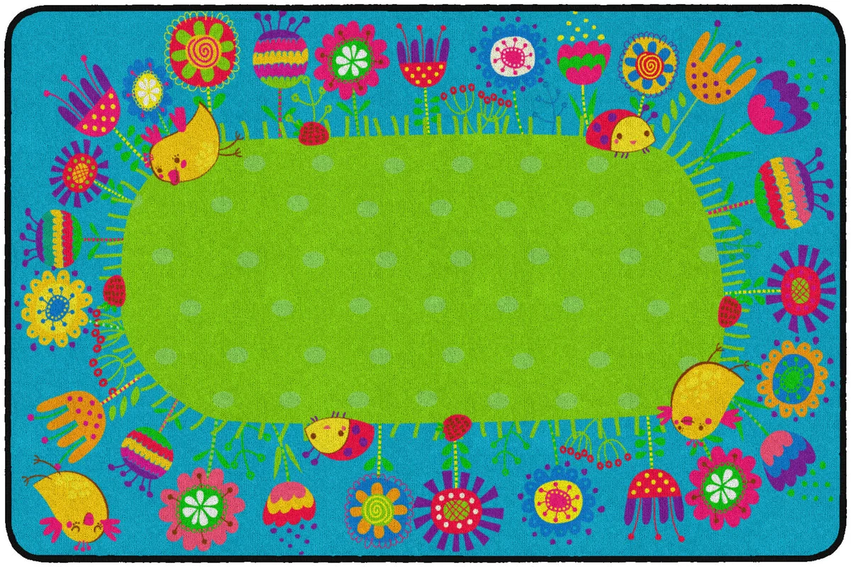 Flagship Carpets Good Morning Garden Educational Rug