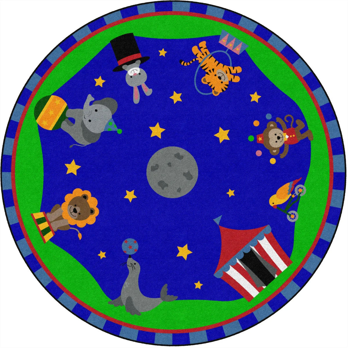 Flagship Carpets Circus Fun  Educational Rug