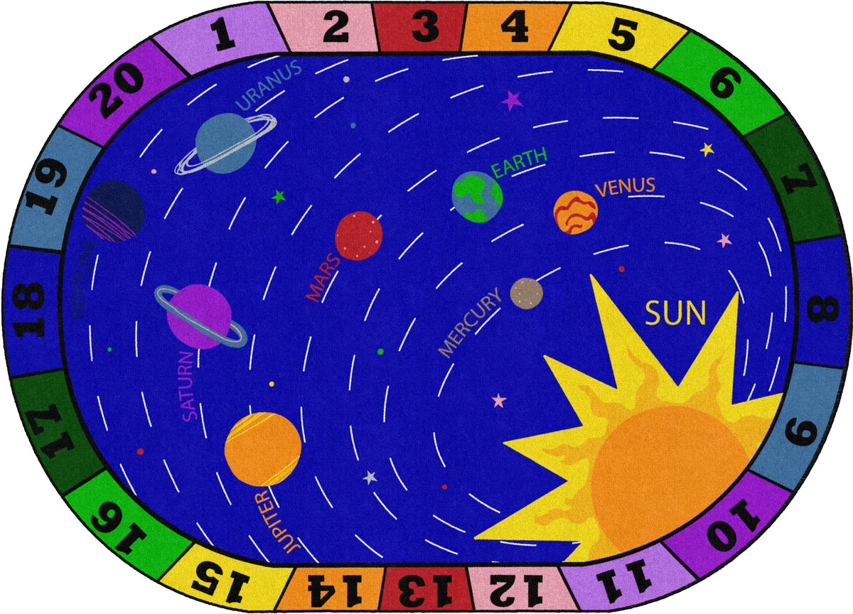 Flagship Carpets My Milky Way Educational Rug