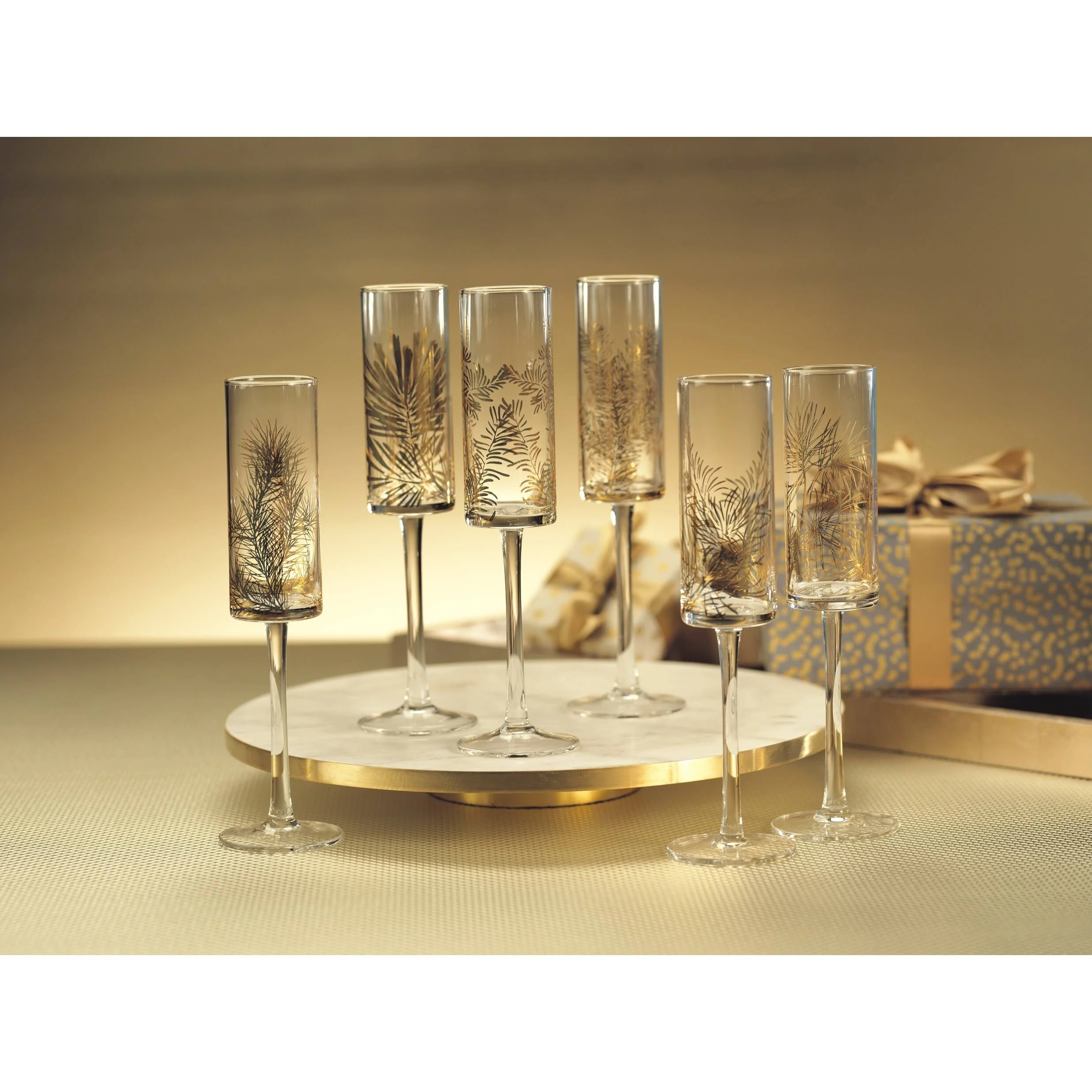 Golden Fir Celebration Flutes