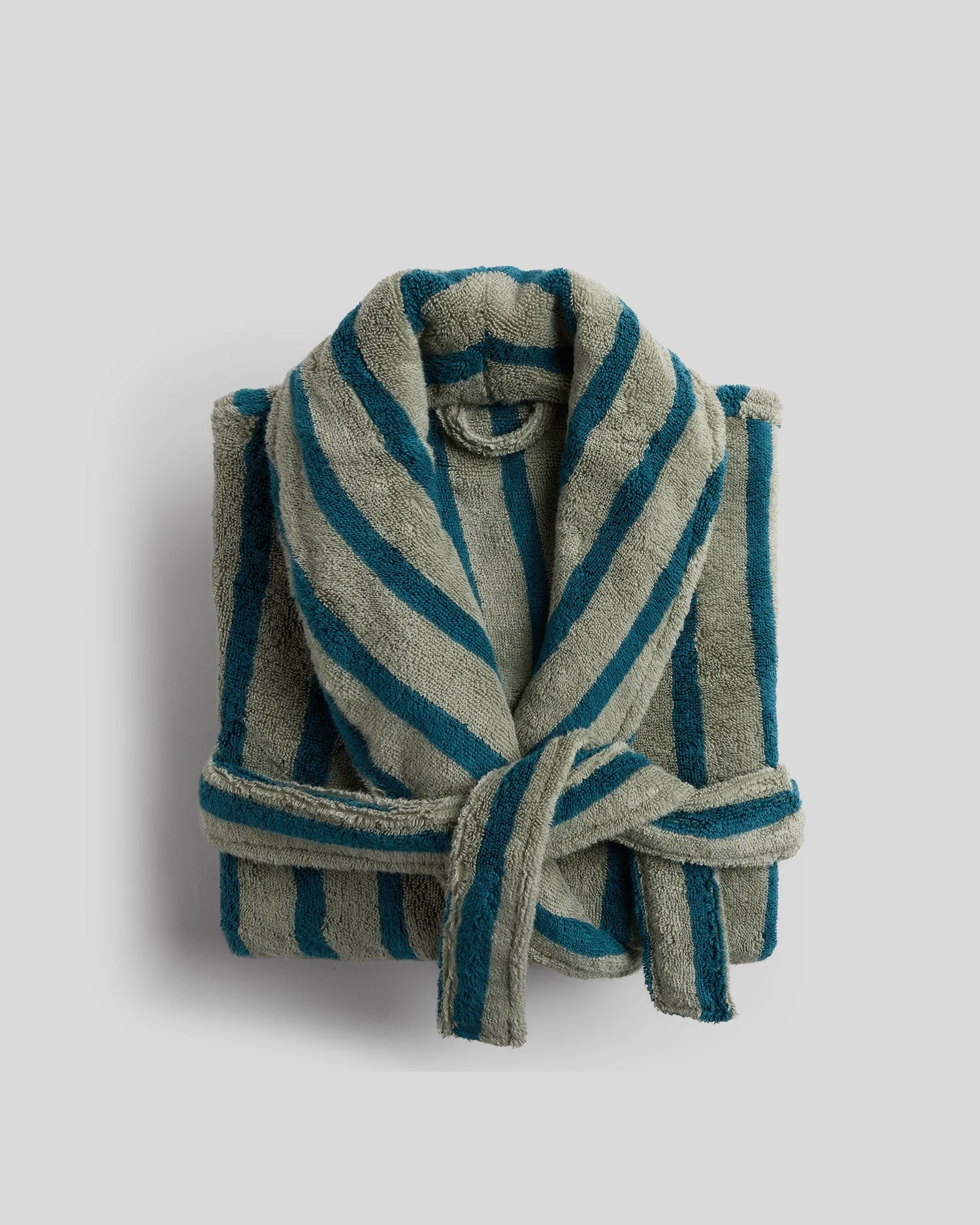 Terry Stripe Robe