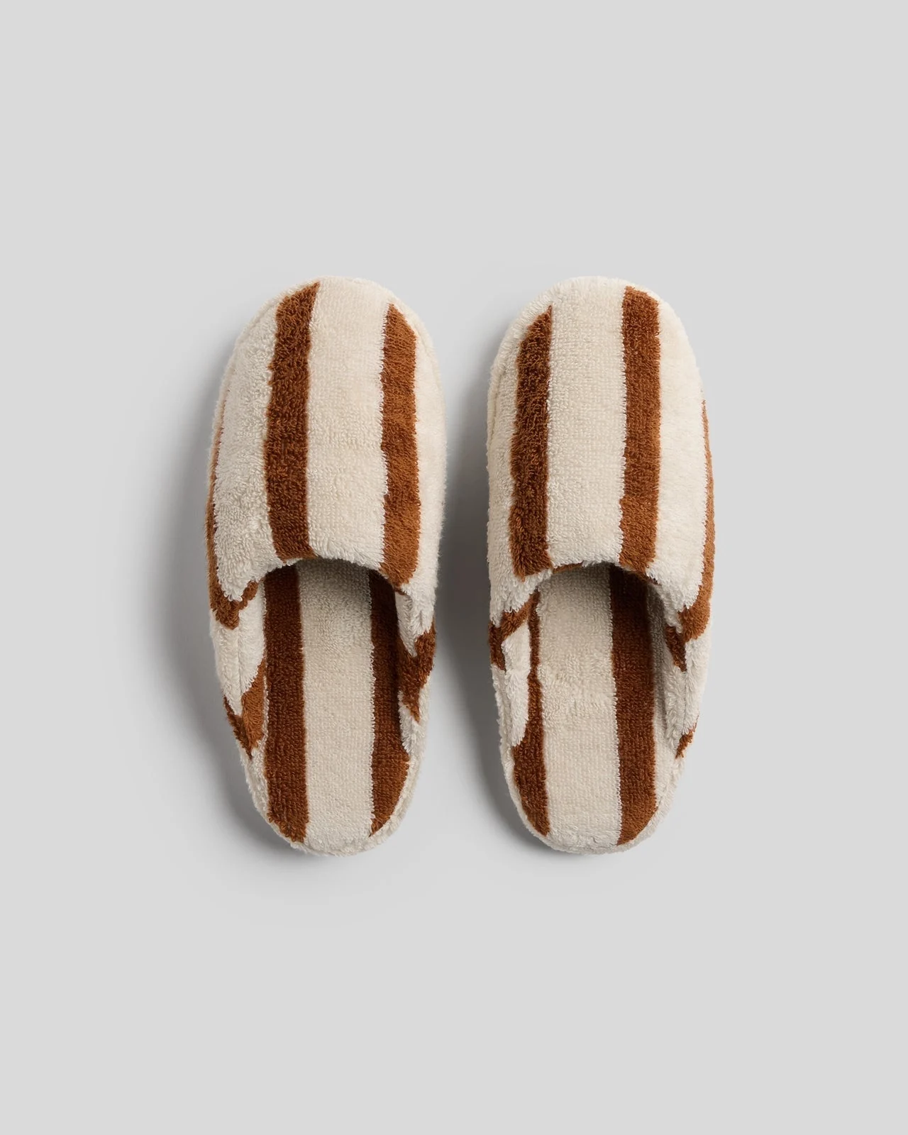 Terry Stripe Slippers