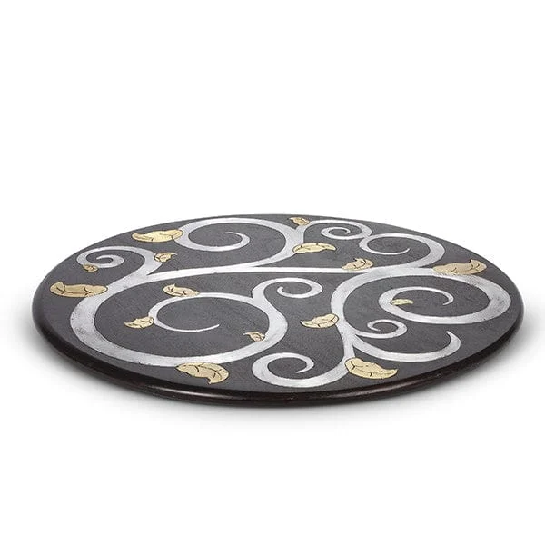 GL Wood/Inlay Lazy Susan
