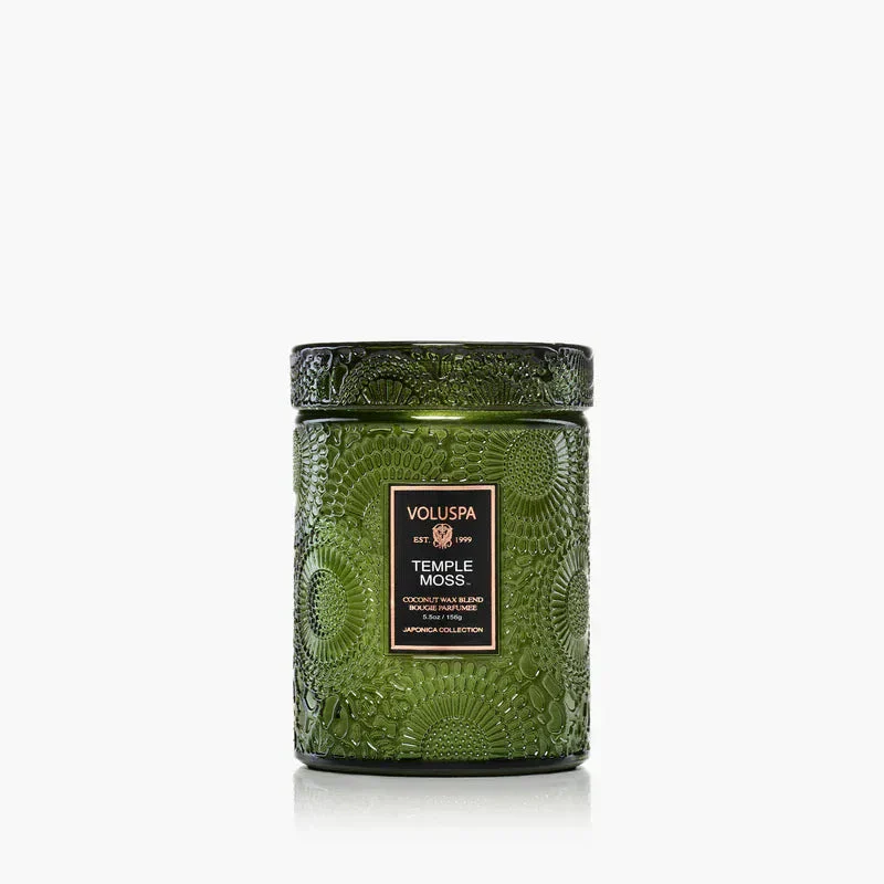 Voluspa Temple Moss Small Jar Candle