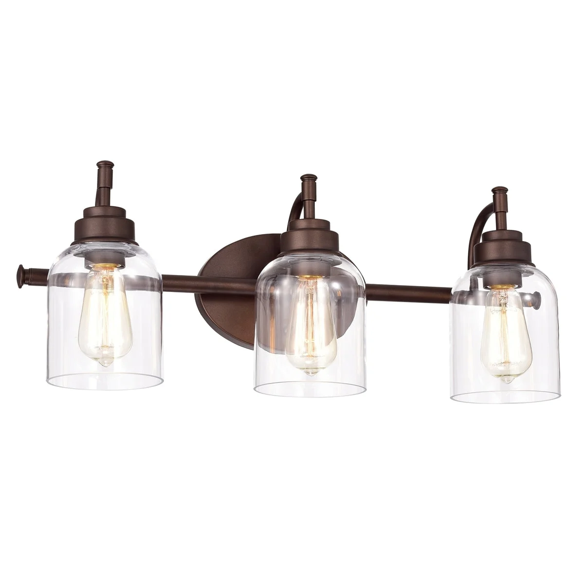 Chloe Lighting CH2R147RB24-BL3 Adair Transitional 3 Light Oil Rubbed Bronze Bath Vanity Fixture 24`` Wide