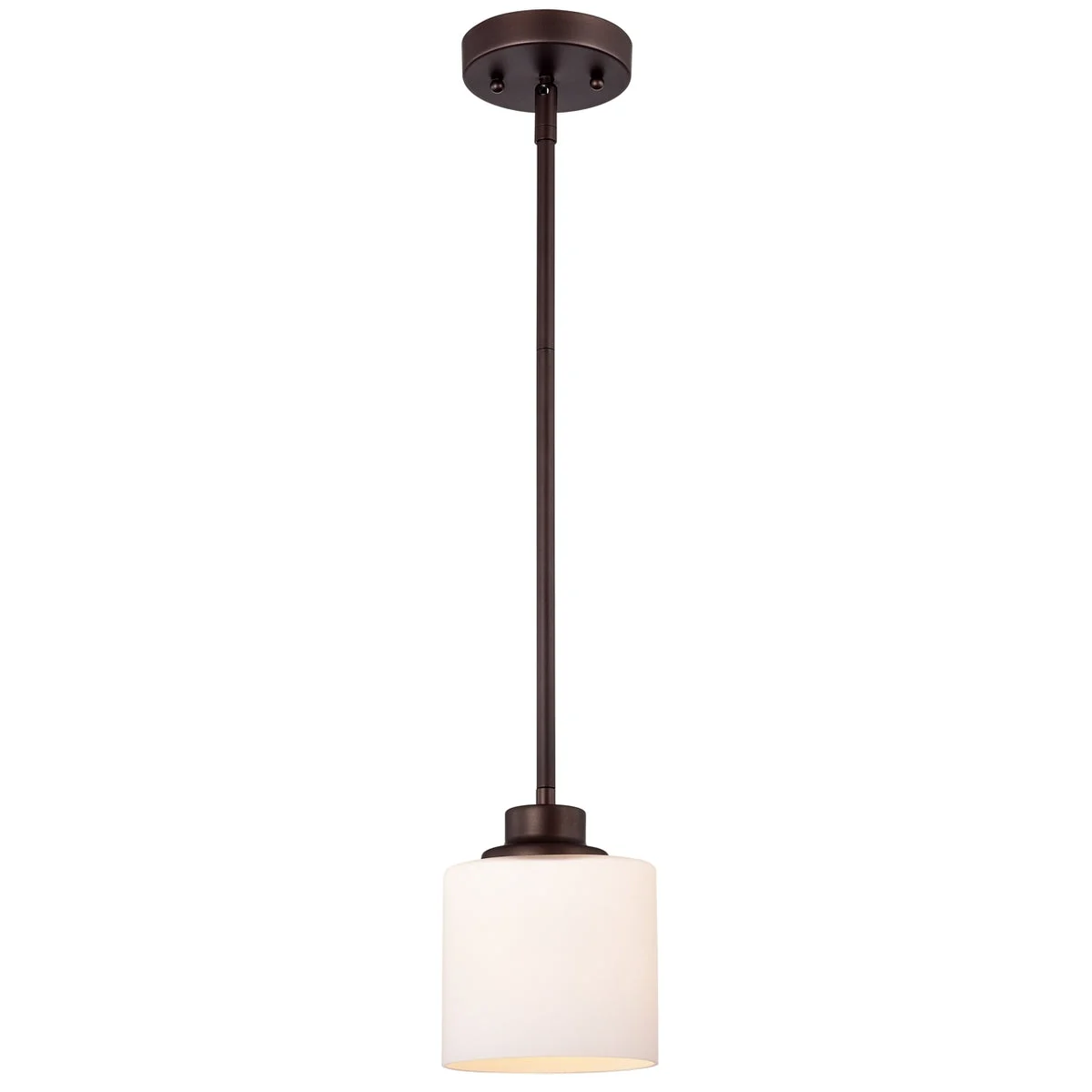 Chloe Lighting CH21036RB06-DP1 Solbi Contemporary 1 Light Oil Rubbed Bronze Mini Pendant Ceiling Fixture 6`` Wide