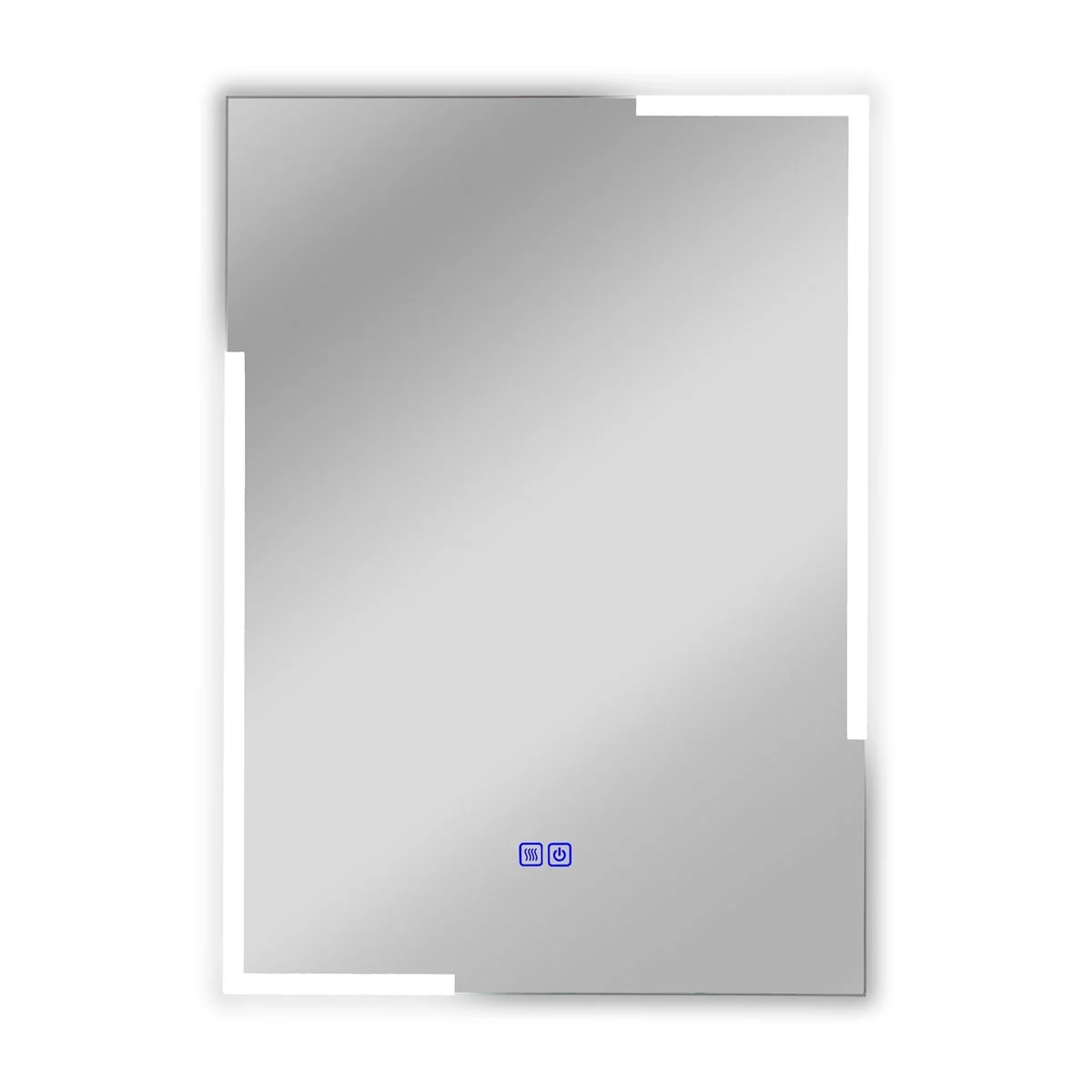 Chloe Lighting CH9M003BL28-VRT Luminosity Back Lit Rectangular Touch Screen Led Mirror 3 Color Temperatures 3000k-6000k 28`` Height