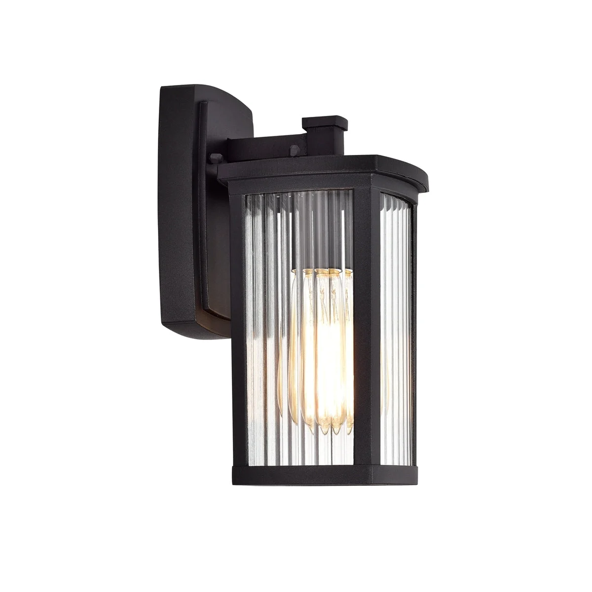 Chloe Lighting CH2S207BK11-OD1 Evie Transitional 1 Light Textured Black Outdoor Wall Sconce 11`` Height