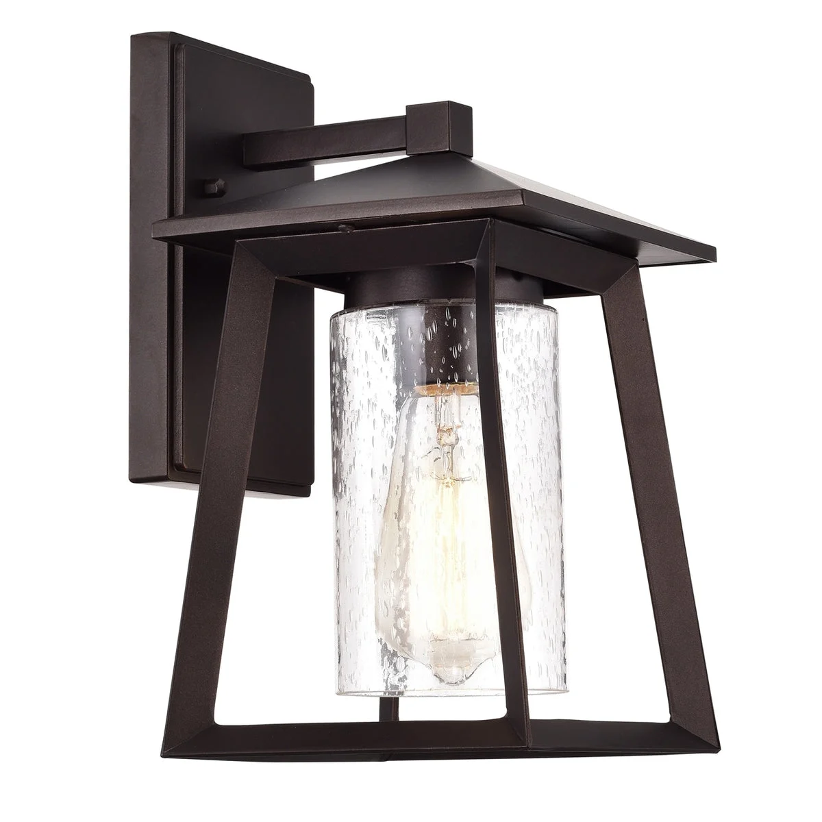 Chloe Lighting CH2S214RB11-OD1 RUSSELL Transitional 1 Light Oil Rubbed Bronze Outdoor Wall Sconce 11`` Height