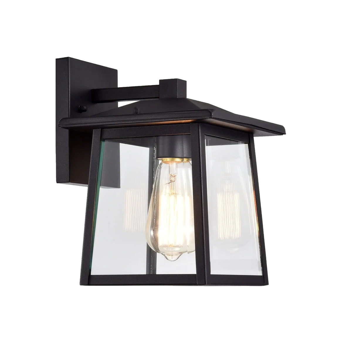 Chloe Lighting CH2S220BK11-OD1 ORLY Transitional 1 Light Textured Black Outdoor Wall Sconce 11`` Height