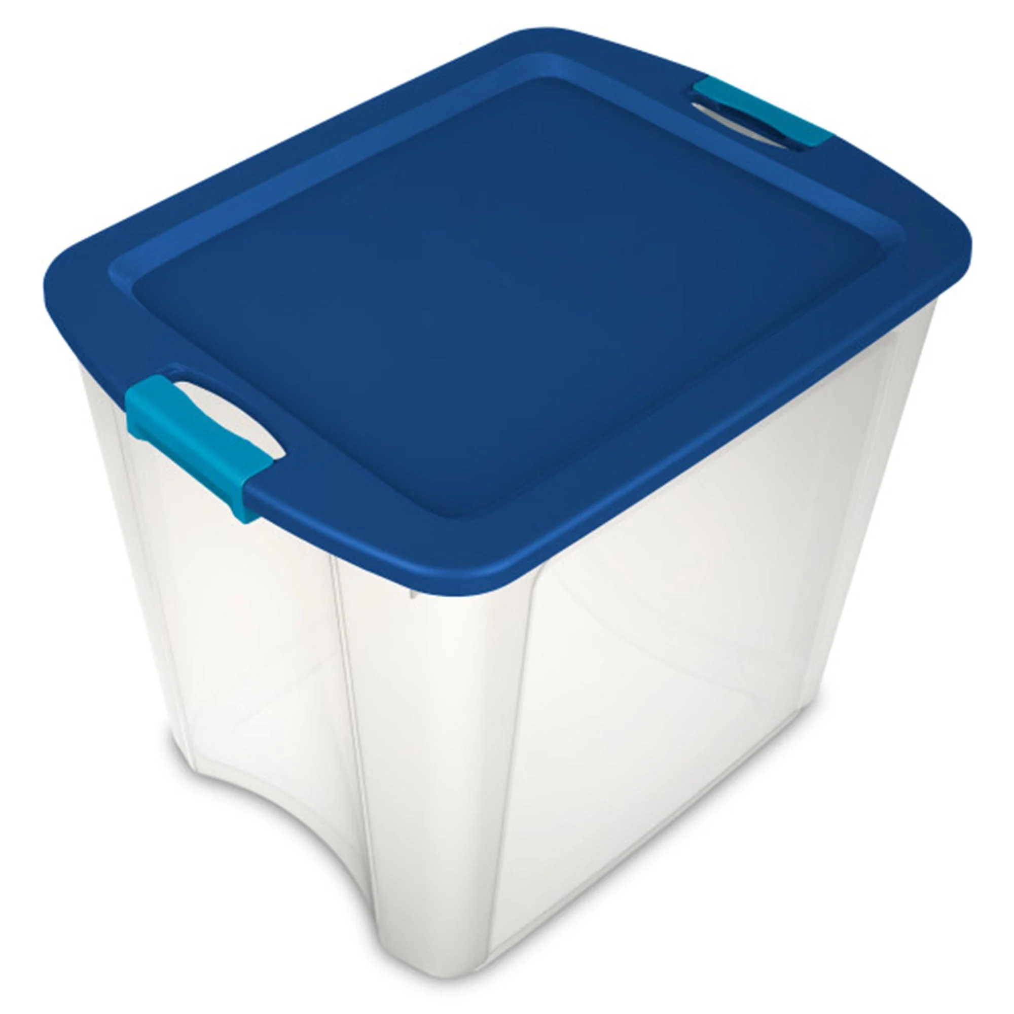 Sterilite 26 Gallon Latch & Carry Plastic Storage Tote Container Box, 8 Pack
