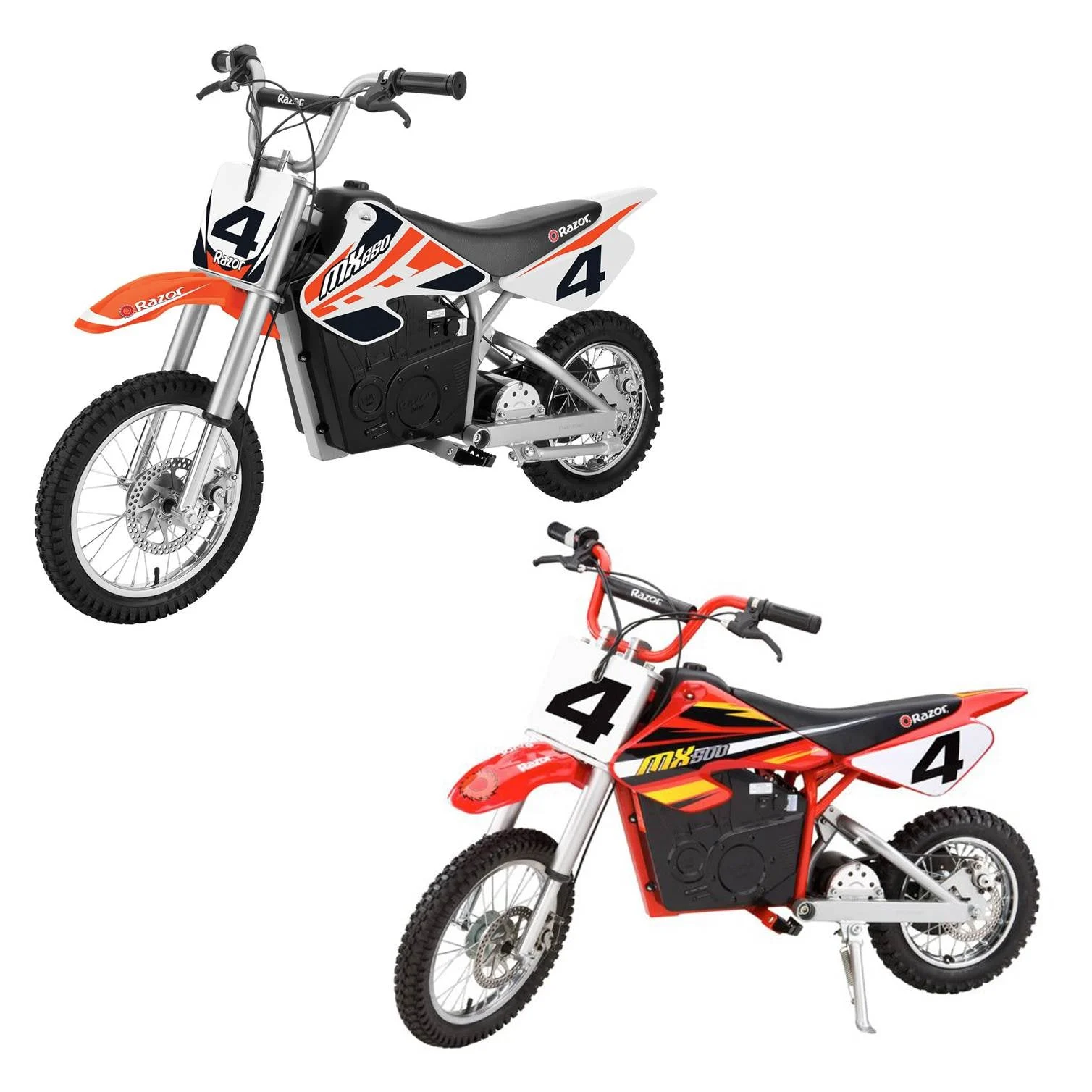 Razor Electric Ride On Dirt Rocket Kids Motorcross Motorcycle Bikes, (2 Pack)