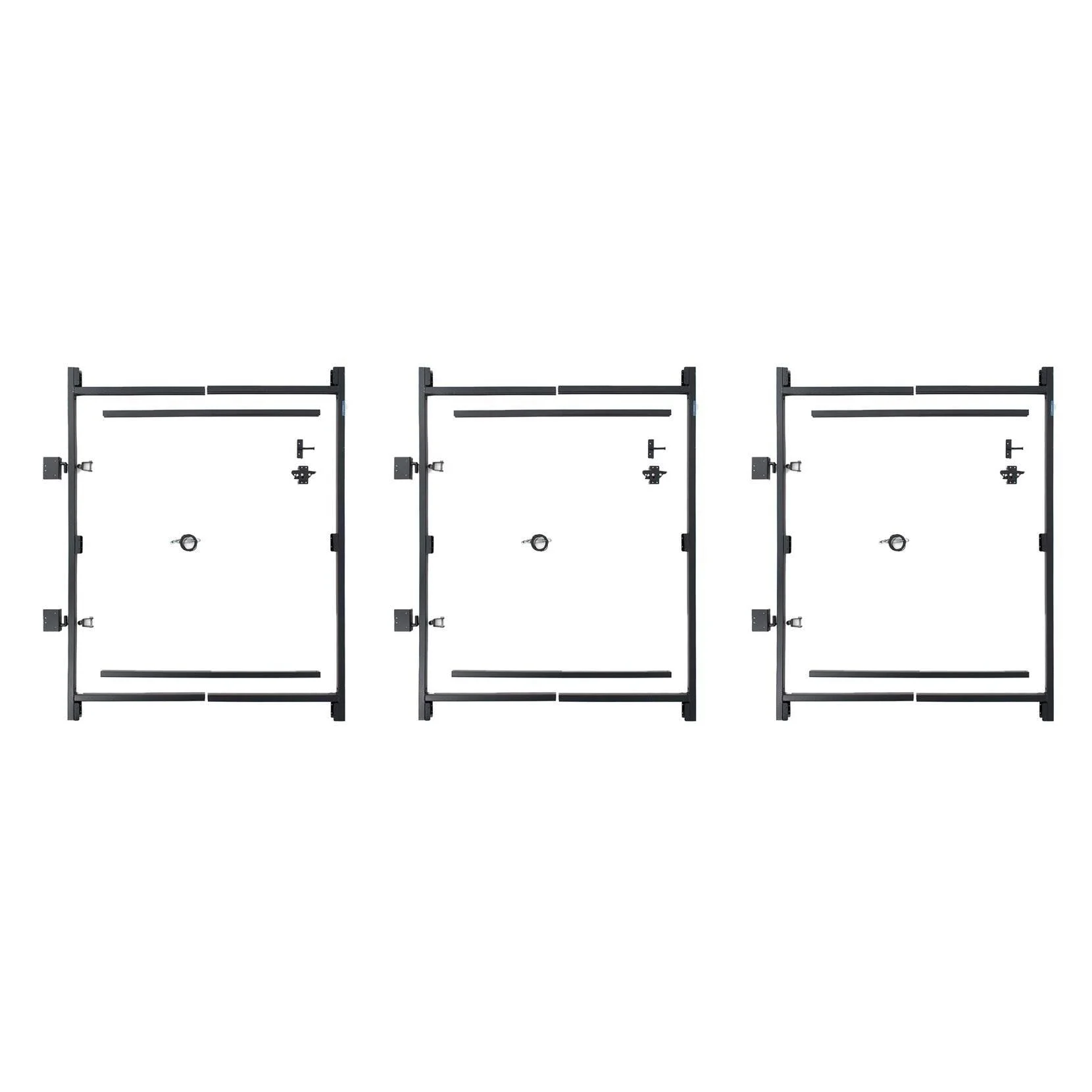 Adjust-A-Gate Steel Frame Gate Building Kit, 36"-60" Wide Up To 7' High (3 Pack)