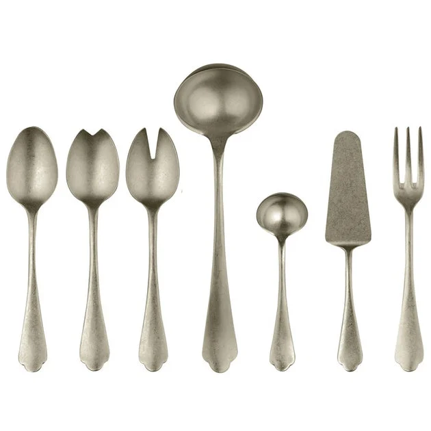 Dolce Vita Pewter Champagne Seven-Piece Serving Set