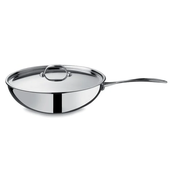 Glamour Stone 11.8" Wok with Lid