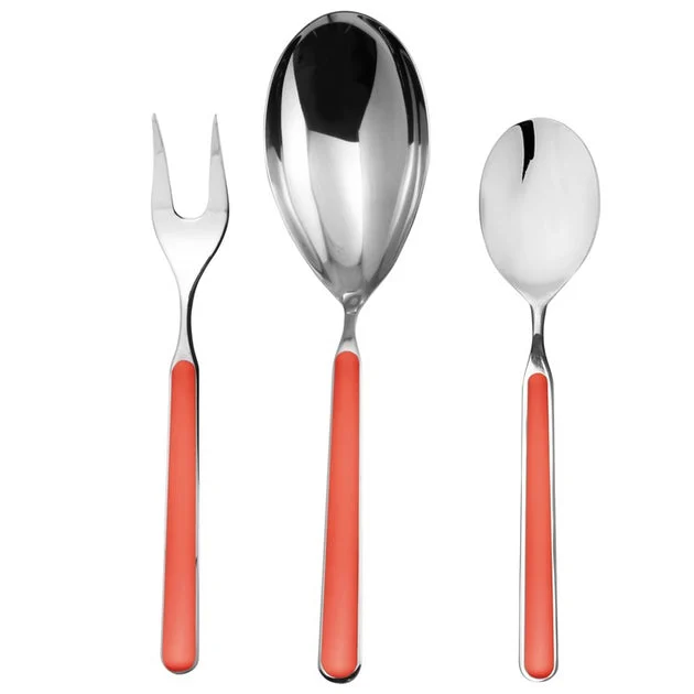 Fantasia New Coral Three-Piece Serving Set