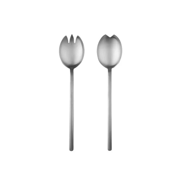 Due Ice Two-Piece Salad Server Set