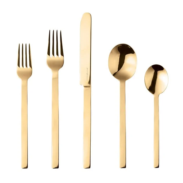 Stile Oro Twenty-Piece Flatware Set