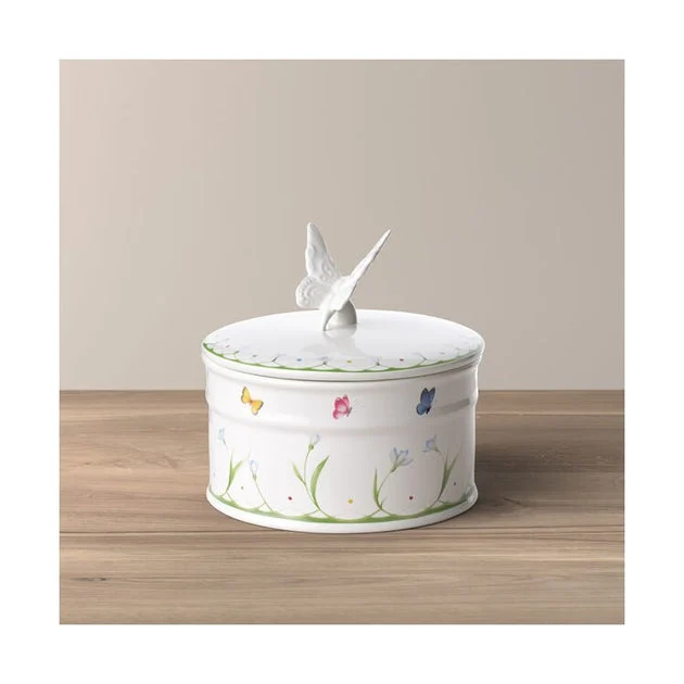 Colorful Spring Large Covered Box
