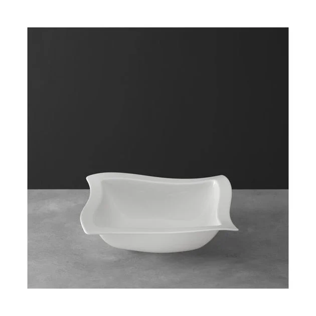 New Wave Large Square Salad Serving Bowl