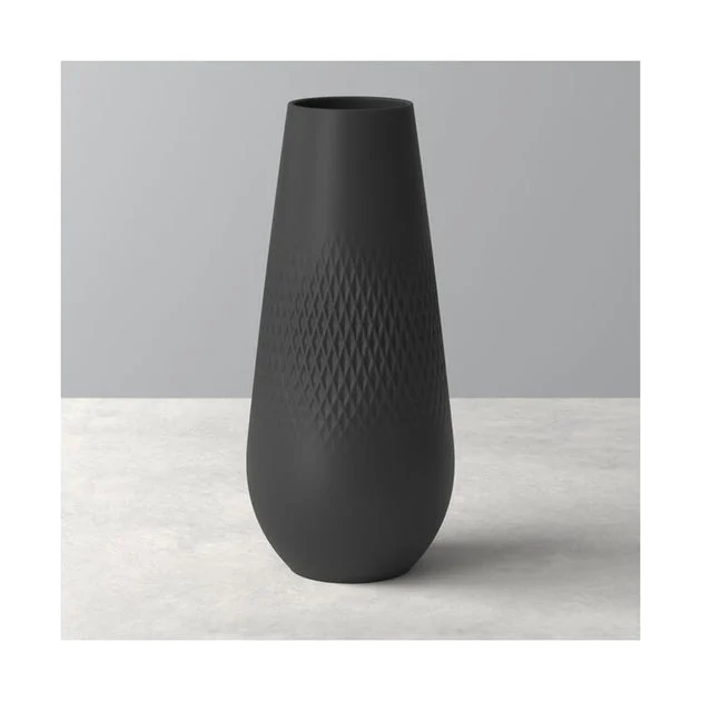 Manufacture Collier Noir Tall Carre Vase