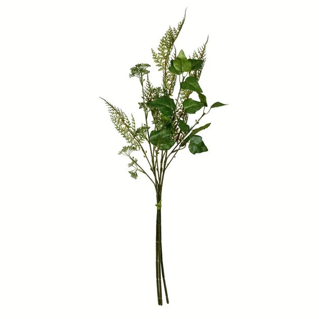 26" Artificial Green Mixed Greenery Bundles 2-Pack