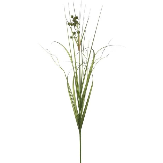 44" Artificial Grass Sprays with Pomp Balls 4-Pack