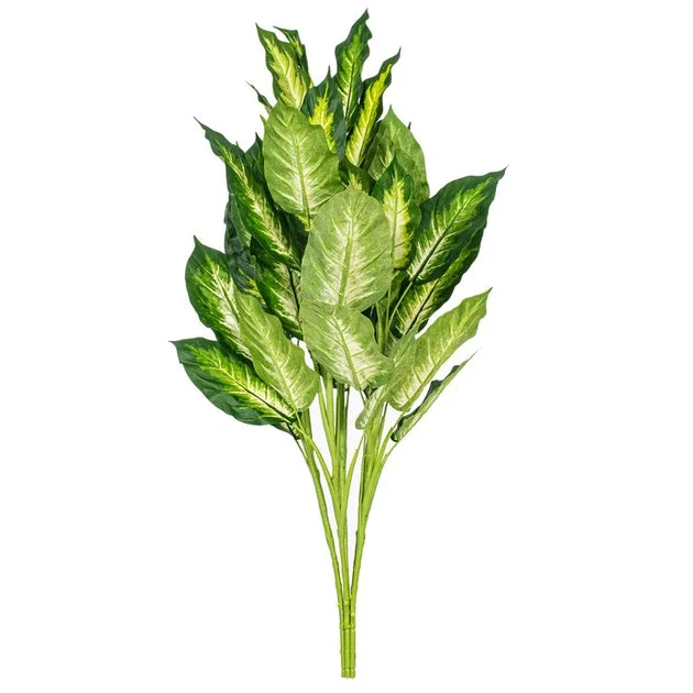 3' Artificial Marble Dieffenbachia Plant