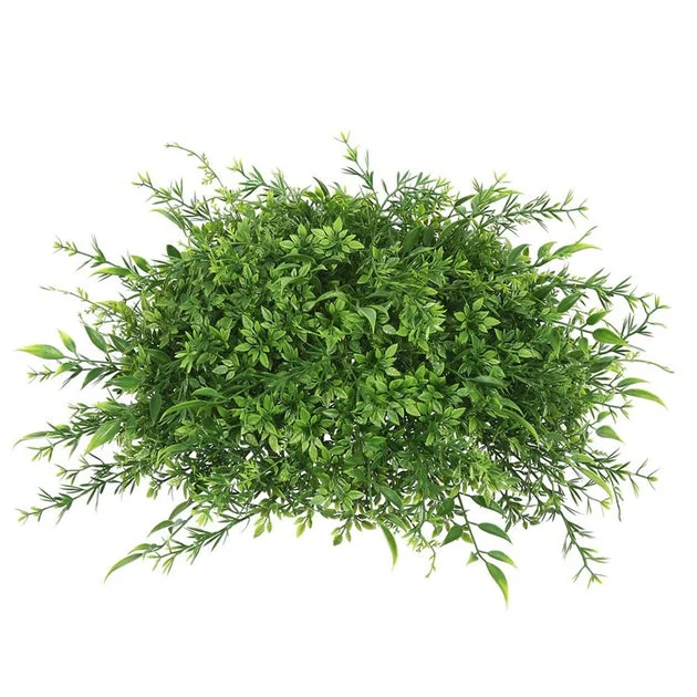 18" Artificial Mixed Greenery Half Ball