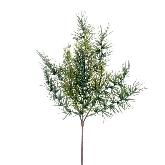 18" Artificial Mixed Fern Cedar Sprays 6-Pack