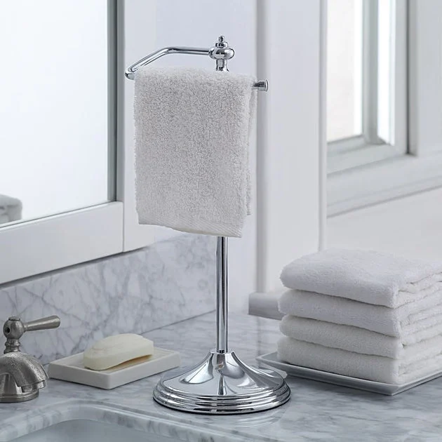 Classic Heavyweight Fingertip Countertop Paper Towel Stand - Chrome