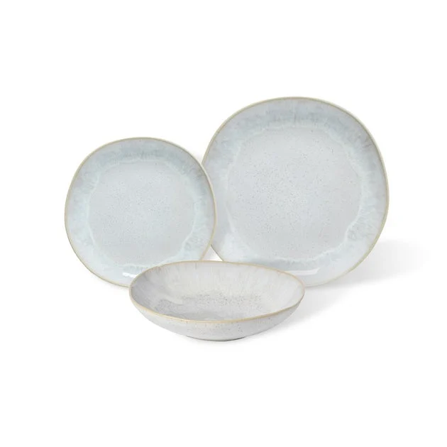 Eivissa Three-Piece Dinnerware Place Setting with Pasta Bowls