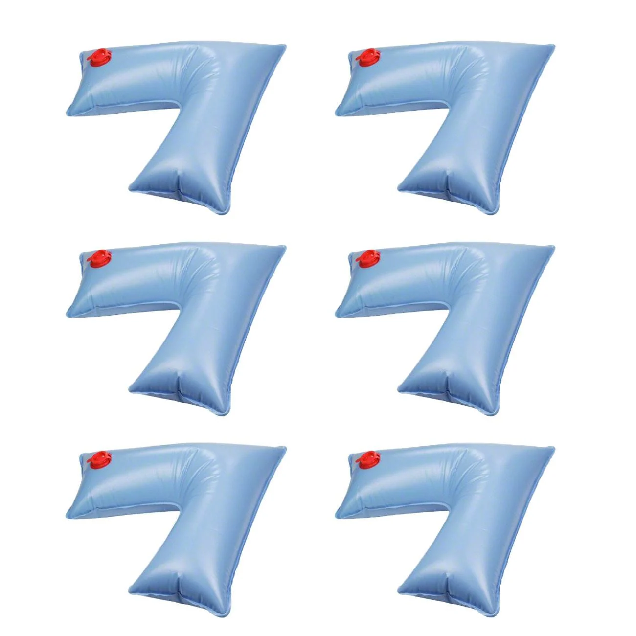 Swimline 2 x 2 Foot Corner Water Tube Winterizing Pool Cover Weight (6 Pack)