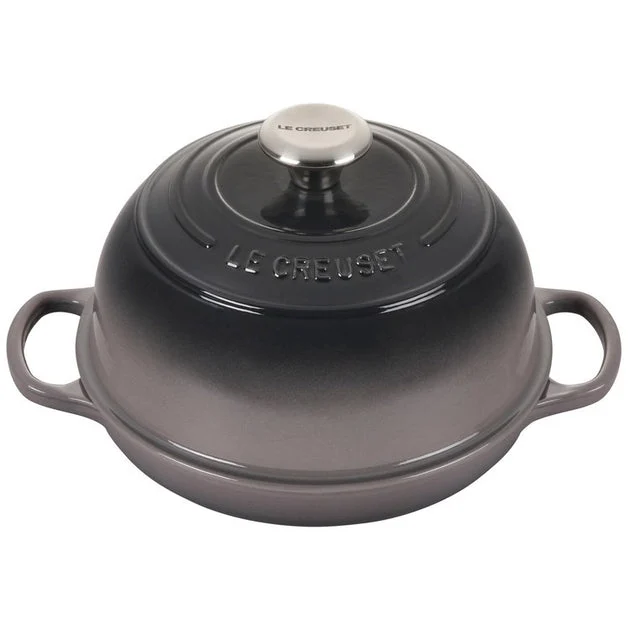 Signature 1.75-Quart Enameled Cast Iron Bread Oven - Oyster