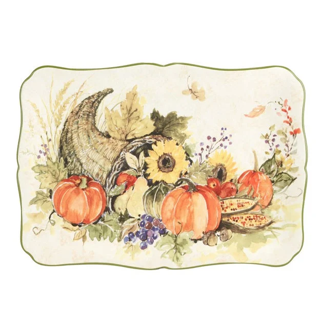 Harvest Morning Rectangular Platter