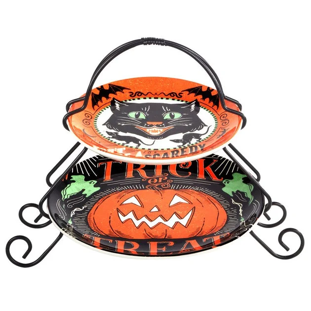 Scaredy Cat Two-Tier Server Set