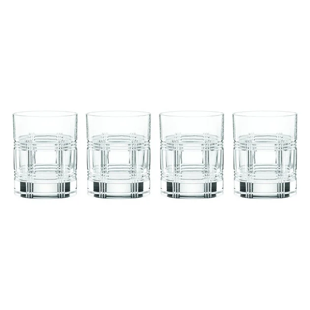 Hudson Double Old Fashioned Glasses Set of 4
