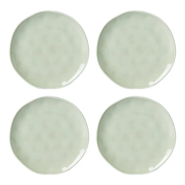 Bay Colors Accent Plates Set of 4 - Gray