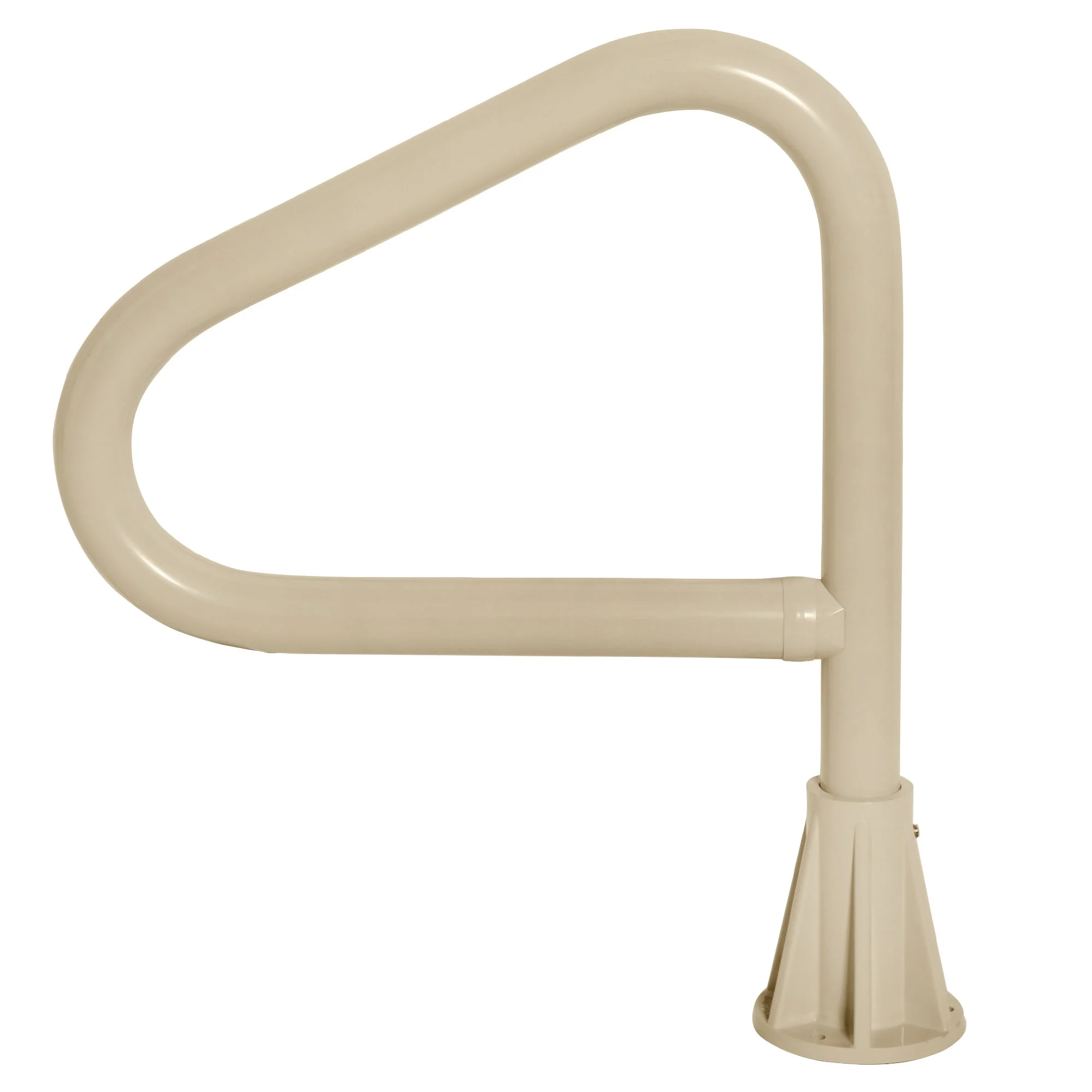 Saftron 24 Inch Steel In-Ground Hot Tub Spa Floor Rail w/Lift & Turn Base, Beige
