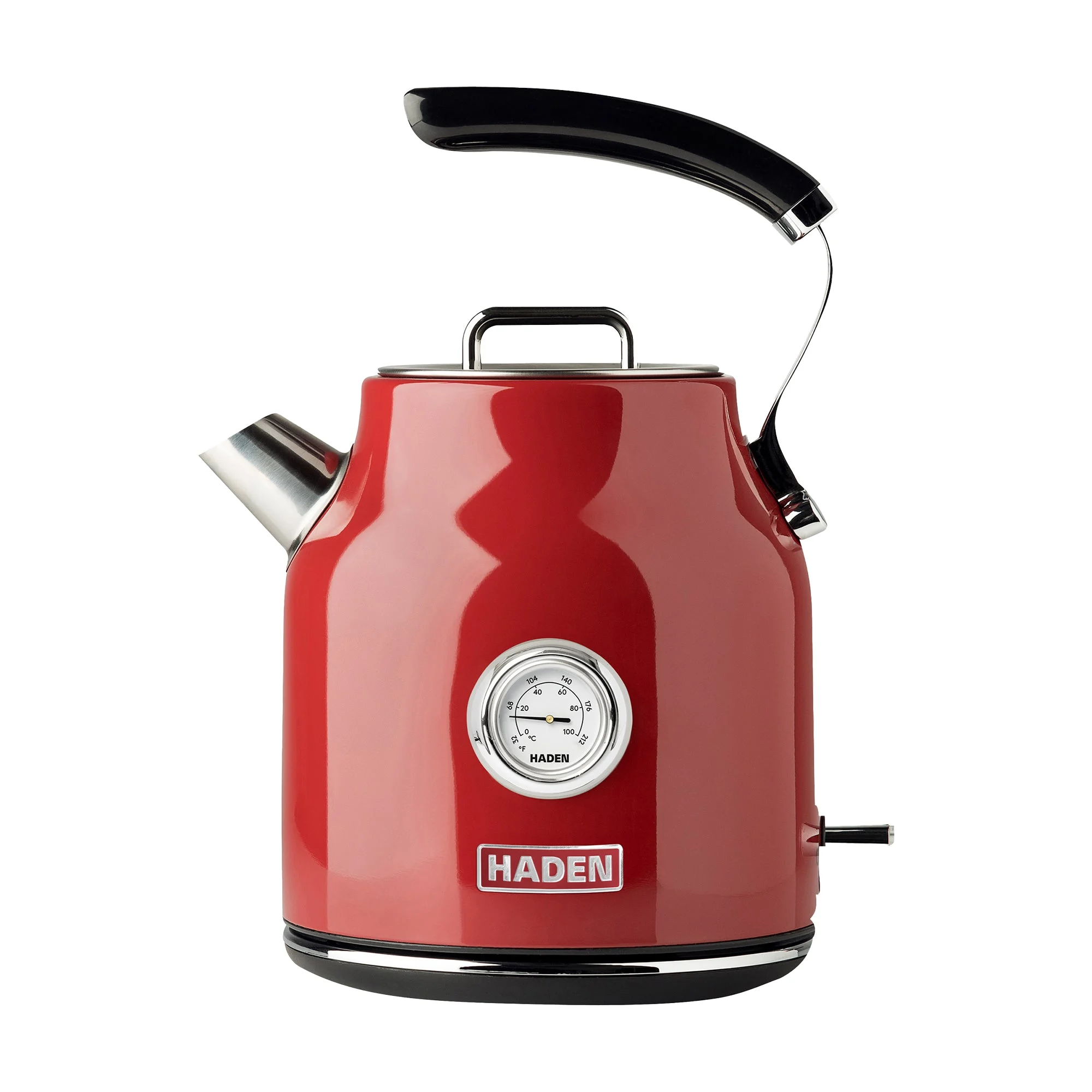Haden Dorset 1.7 Liter Electric Water Kettle with 360-Degree Base, Rectory Red