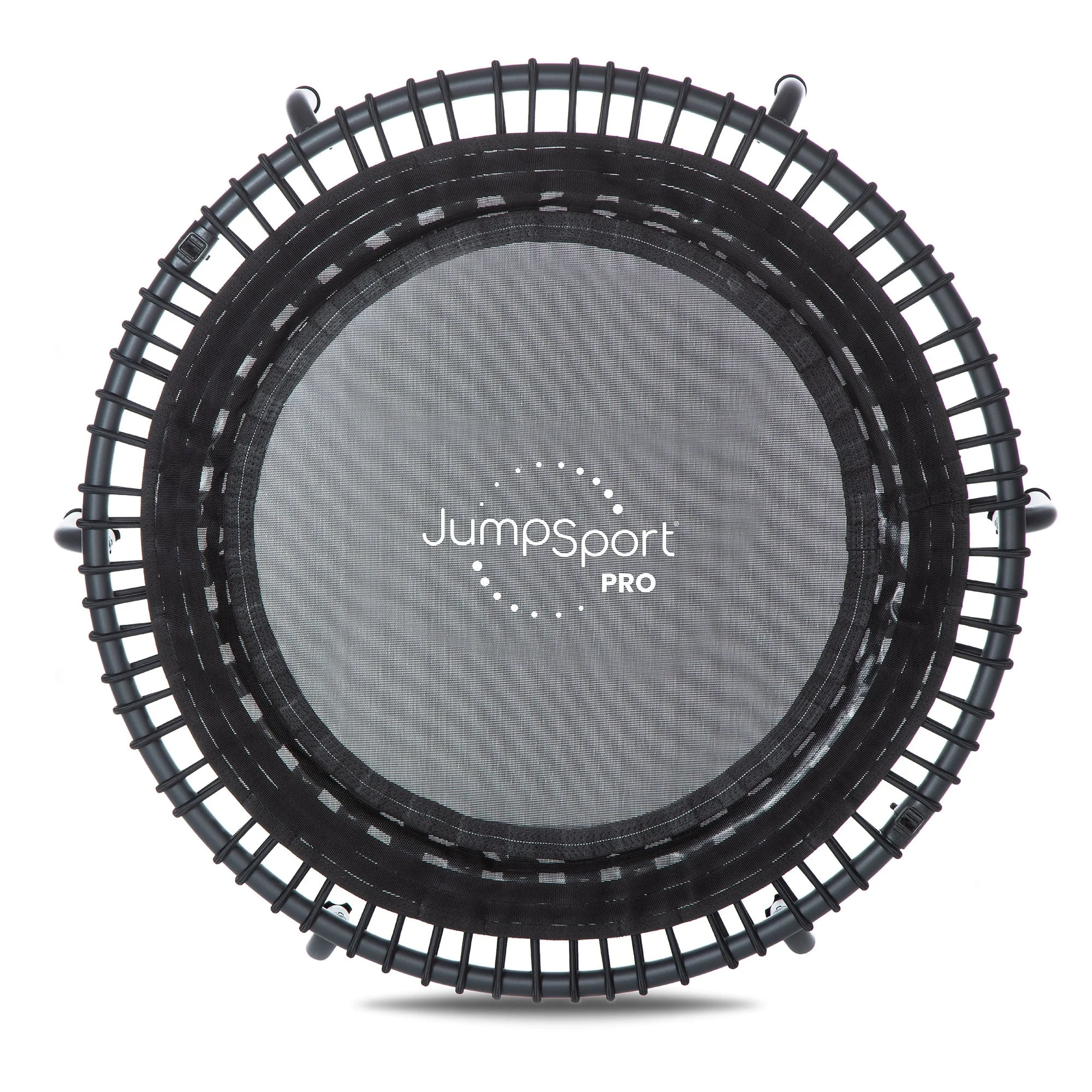 JumpSport 550f PRO Indoor Lightweight 44 Inch Folding Fitness Trampoline, Black
