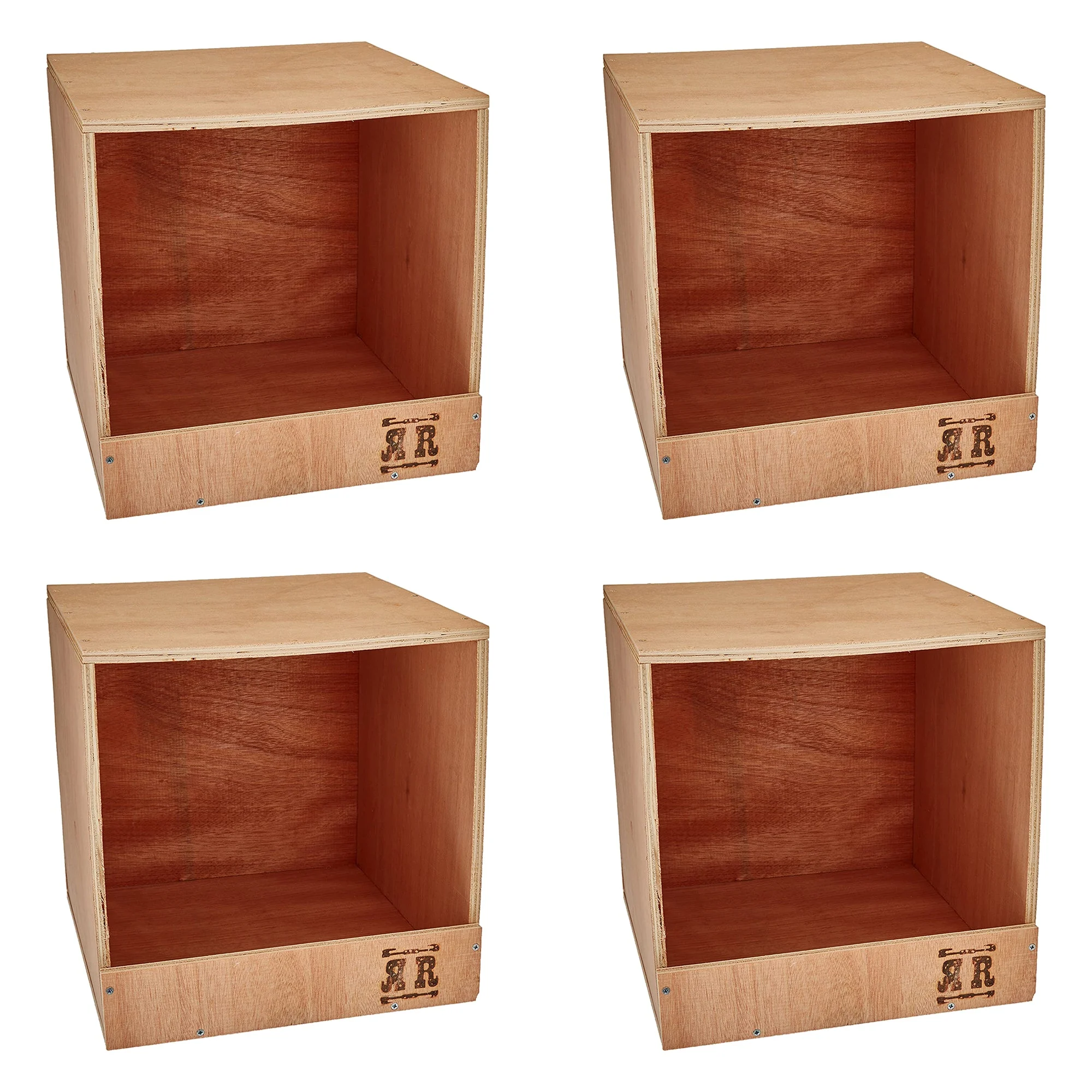 Rugged Range Products Studio Chicken Coop Nesting Box for 1 to 2 Hens (4 Pack)