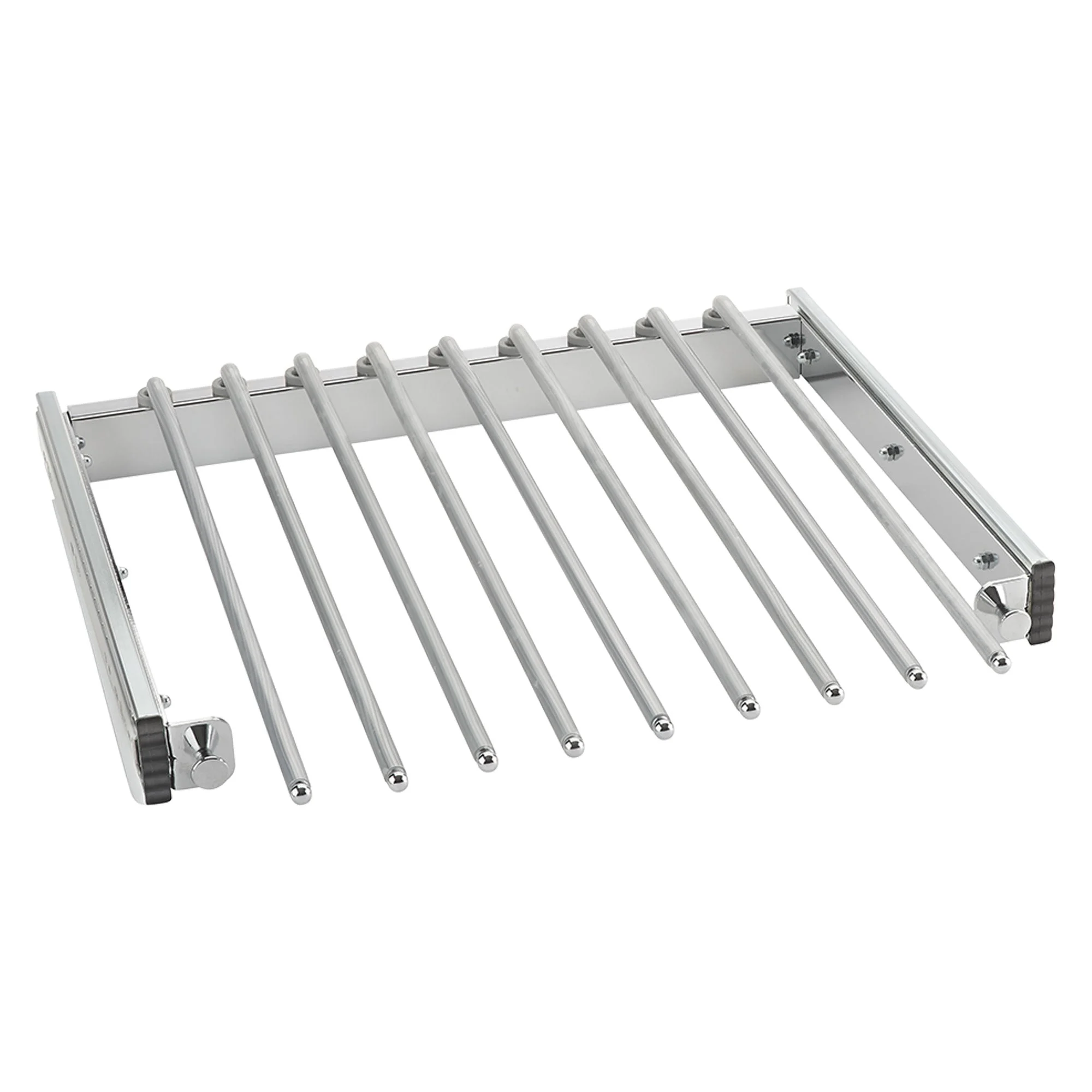 Rev-A-Shelf 17.5" Pull Out Pants Organizer for Custom Closet, Chrome, PSC-1814CR