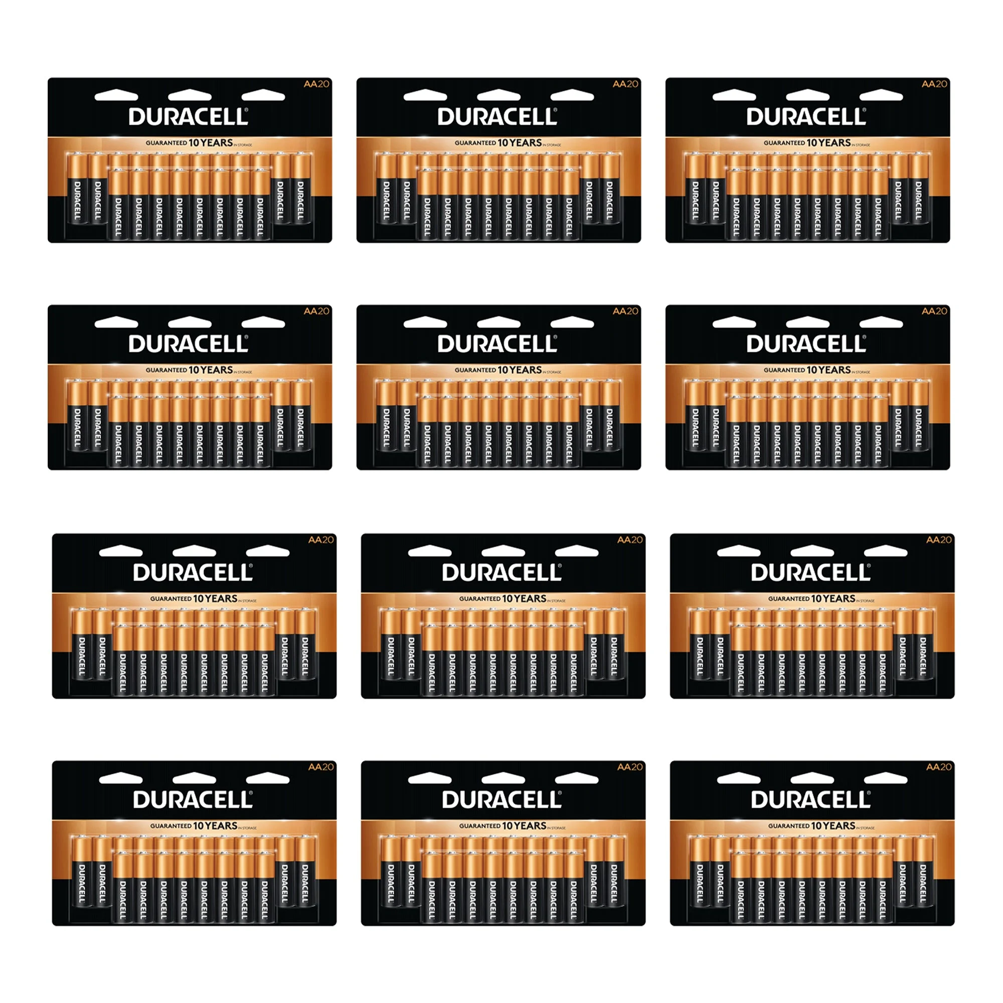 DURACELL Duralock AA 1.5 Volt Alkaline Batteries for Exclusive Power (240 Pack)