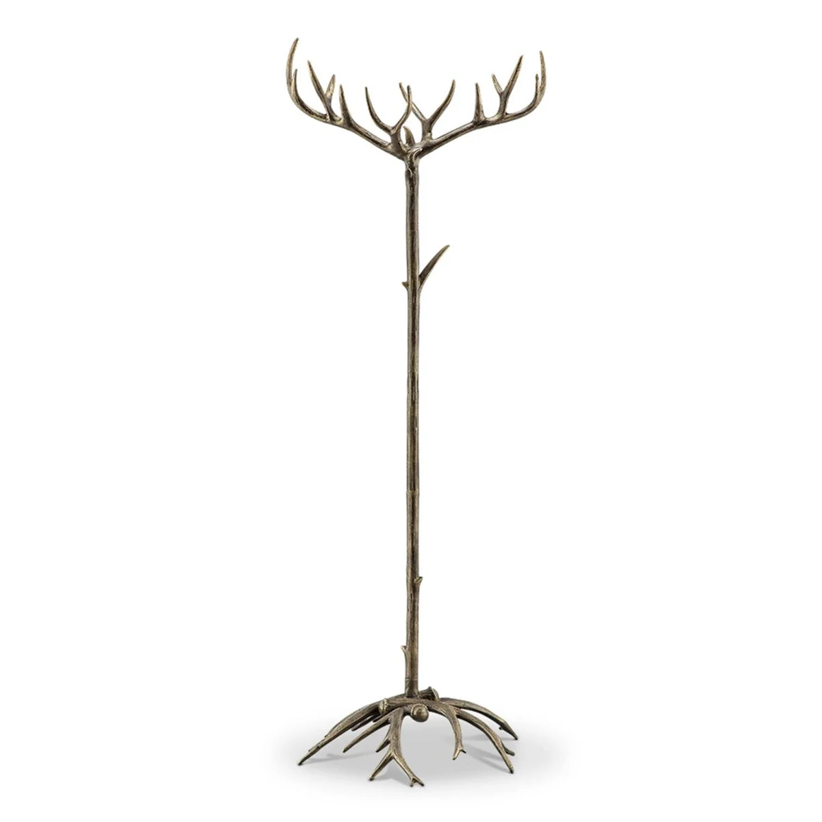 SPI Home Rustic Antler Coat Rack – Tall Freestanding Organizer for Entryway, Cabin, or Lodge Decor – 64" Height