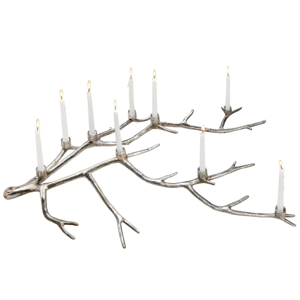 SPI Home Branch Candelabra Centerpiece Metal Candle Holder for Home Decor