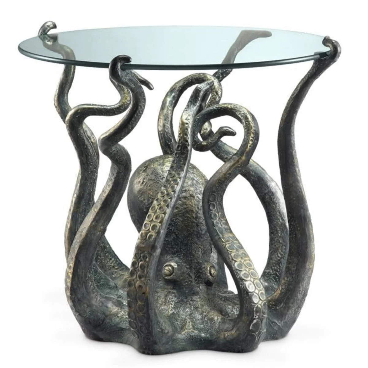 SPI Home Coastal Decor Octopus End Table with Decorative Base