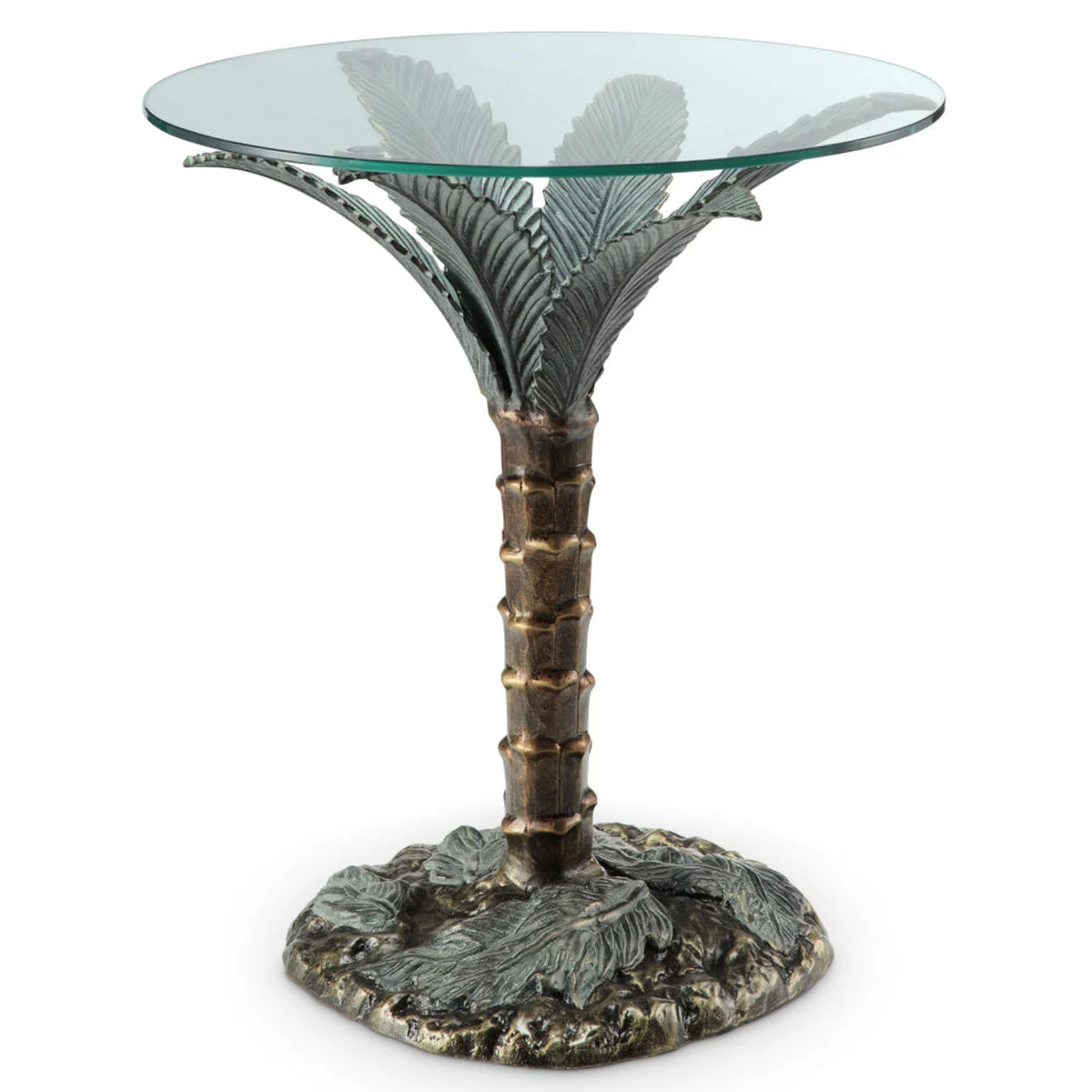 SPI Home Tropical Palm Tree End Table for Coastal Home Decor