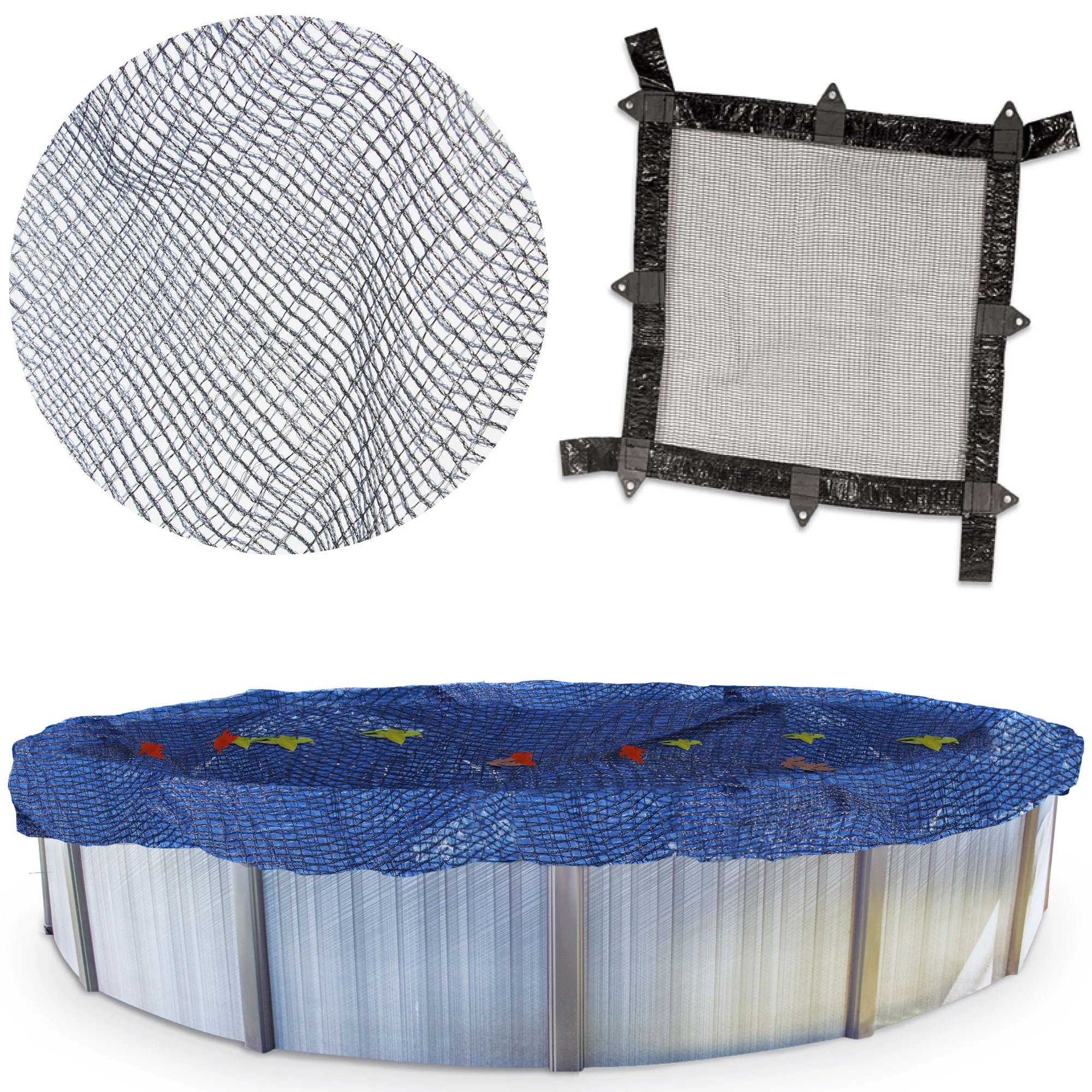 Swimline Hydrotools Leaf Net Winter Pool Cover for 18 Ft Above Ground Pools