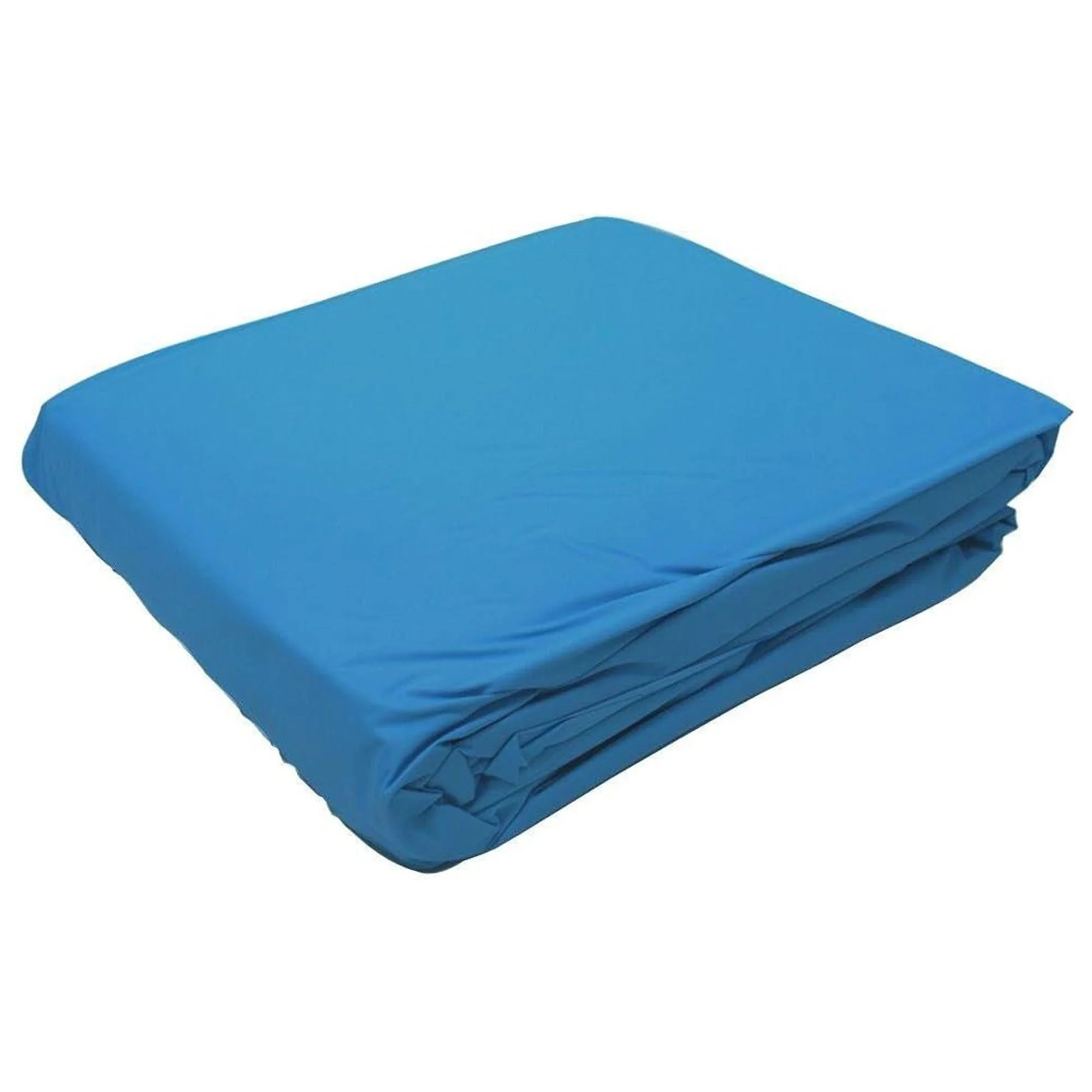 Swimline LI214820 21' Solid Blue Round Above Ground Swimming Pool Overlap Liner
